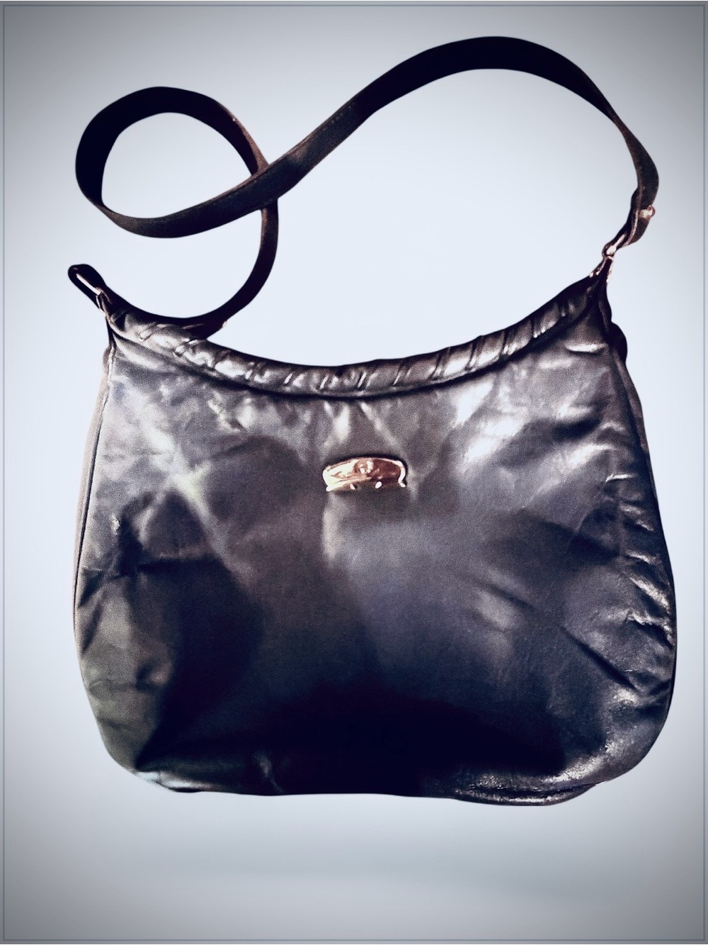 Vintage 1980s Etienne Aigner Leather Hobo Shoulder Bag